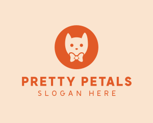 Orange Kitty Cat logo design