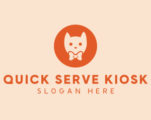 Orange Kitty Cat logo design