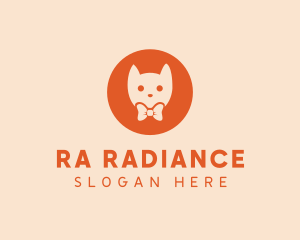 Orange Kitty Cat logo design