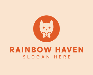 Orange Kitty Cat logo design