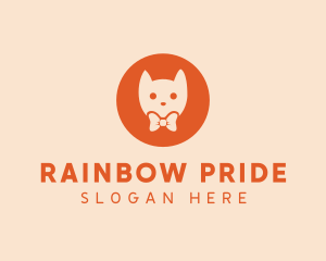 Orange Kitty Cat logo design