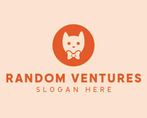 Orange Kitty Cat logo design