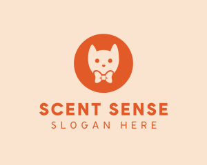 Orange Kitty Cat logo design