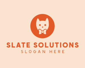 Orange Kitty Cat logo design