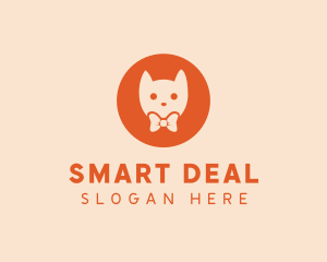 Orange Kitty Cat logo design