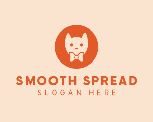 Orange Kitty Cat logo design