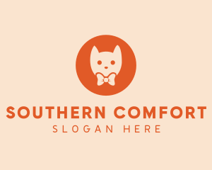 Orange Kitty Cat logo design