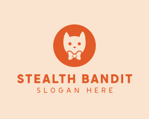 Orange Kitty Cat logo design