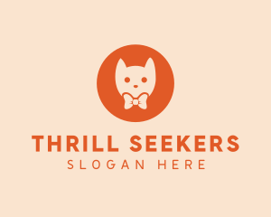 Orange Kitty Cat logo design