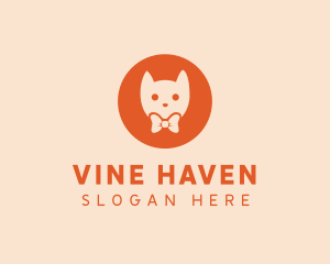 Orange Kitty Cat logo design