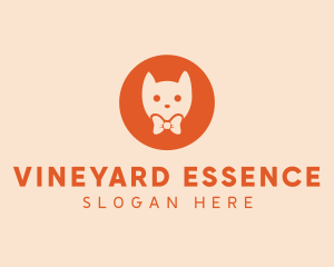 Orange Kitty Cat logo design