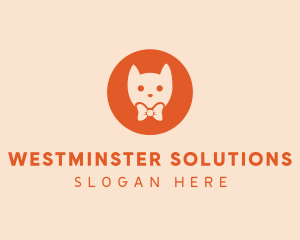 Orange Kitty Cat logo design