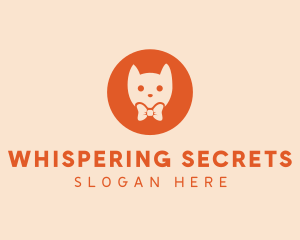 Orange Kitty Cat logo design