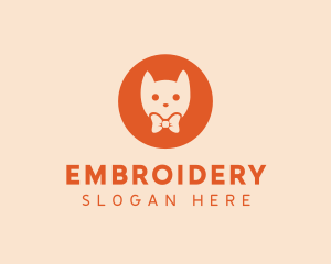 Orange Kitty Cat logo design