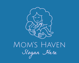 Mom - Happy Mother Woman logo design