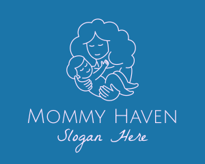 Mommy - Happy Mother Woman logo design