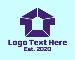 Simple - Simple Housing Pentagon logo design