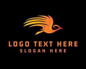 Arizona - Flying Phoenix Bird logo design