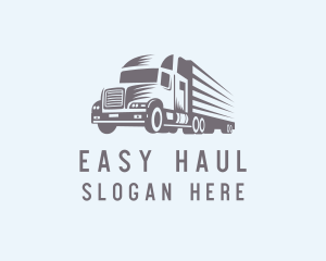 Hauling Truck Logistics  logo design