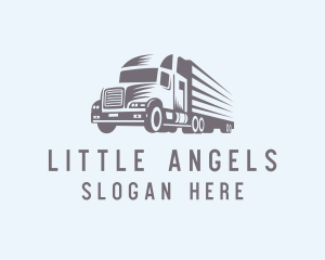 Diesel - Hauling Truck Logistics logo design