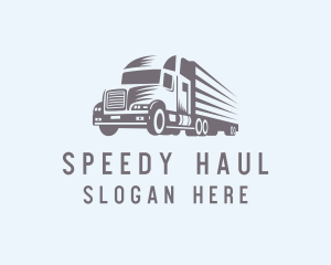 Hauling Truck Logistics  logo design