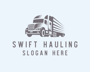 Hauling - Hauling Truck Logistics logo design