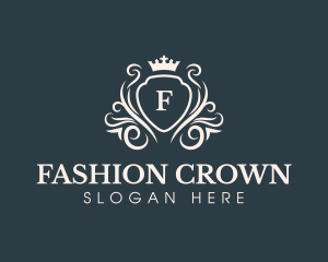 Luxury Crown Shield logo design