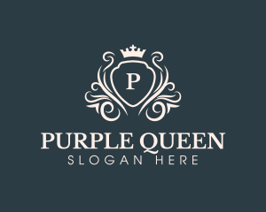 Luxury Crown Shield logo design