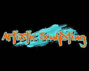 Brush Stroke Graffiti logo design