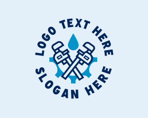 Clog - Water Wrench Plumbing logo design