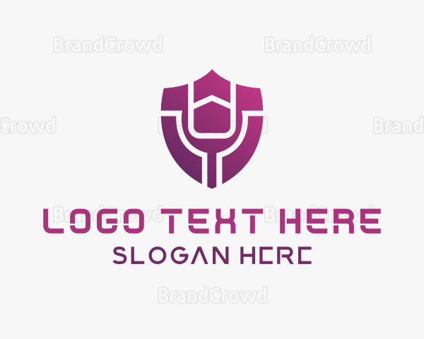 Cyber Shield Tech Logo