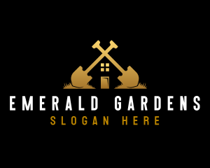 Lawn Gardening Landscaping logo design