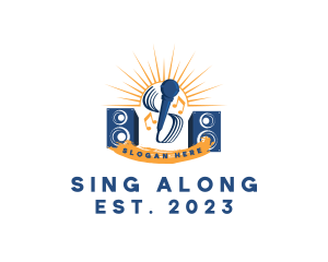 Karaoke - Singing Contest Karaoke logo design