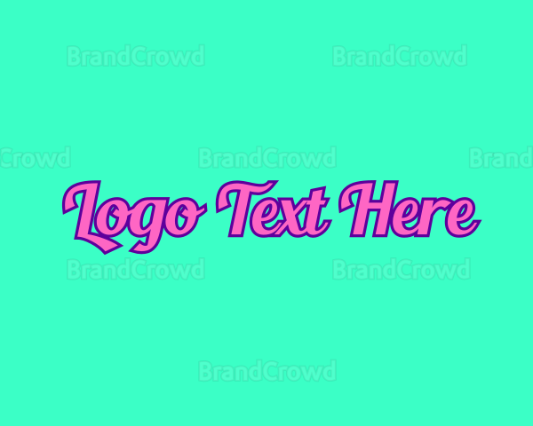 Pop Retro Fashion Logo