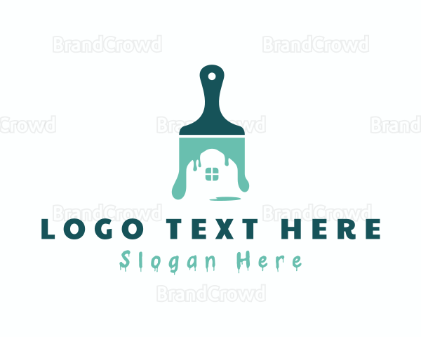 House Paint Brush Logo | BrandCrowd Logo Maker