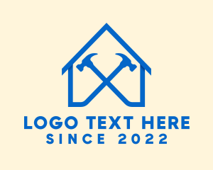 Roofing - Hammer Carpentry Contractor logo design