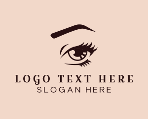 Aesthetician - Eye Stare Lashes logo design