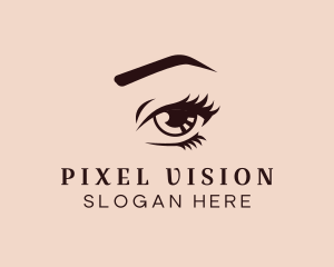 Eye Stare Lashes logo design