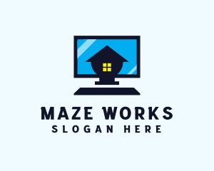 Home Personal Computer logo design