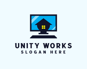 Home Personal Computer logo design