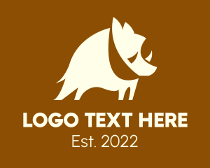 Hog - Wild Boar Livestock logo design