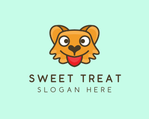 Cute Bear Face logo design