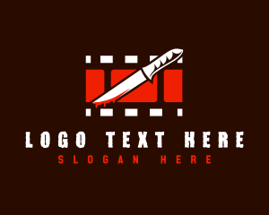 Videography - Horror Knife Film logo design