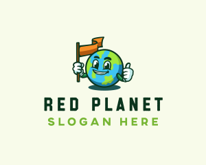 Environmental Earth Flag logo design