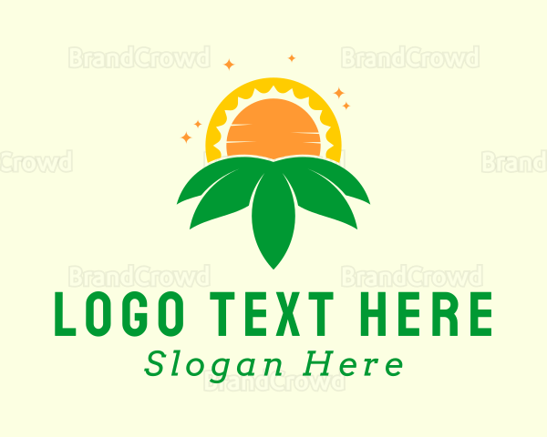 Sun Leaf Landscaping Logo