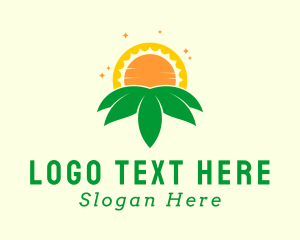 Sun Leaf Landscaping Logo