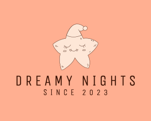 Sleepwear - Bedtime Sleepy Star logo design