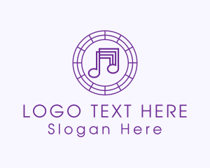 Music Note Symphony Logo