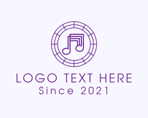 Music Producer - Music Note Symphony logo design