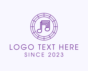 Song - Music Note Symphony logo design